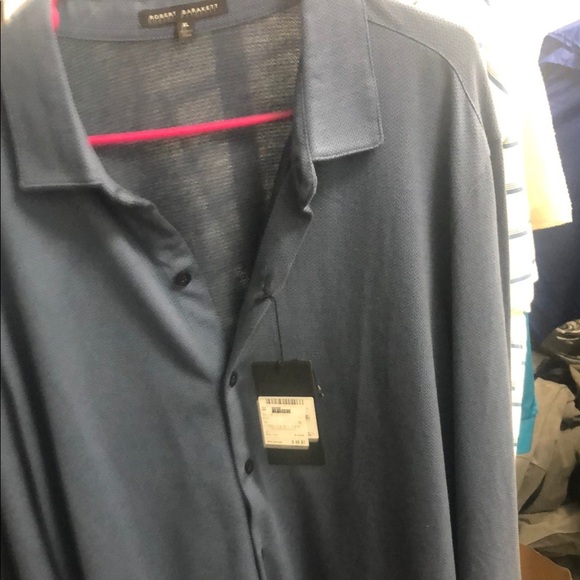 Robert Barakett Blue Casual Button Down Shirt - Picture 4 of 6